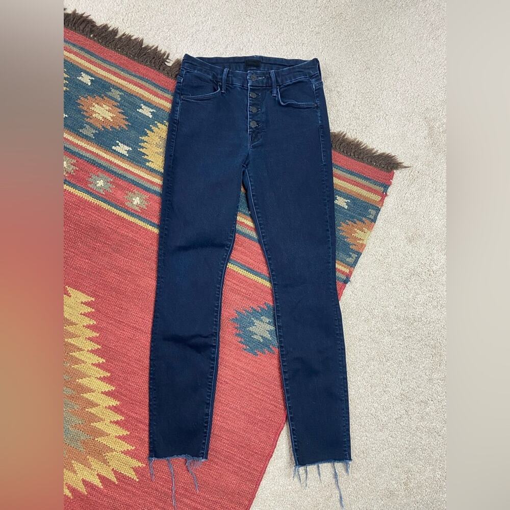 MOTHER Jeans The Pixie Ankle Fray Jeans In Holding Hands Size 4/26